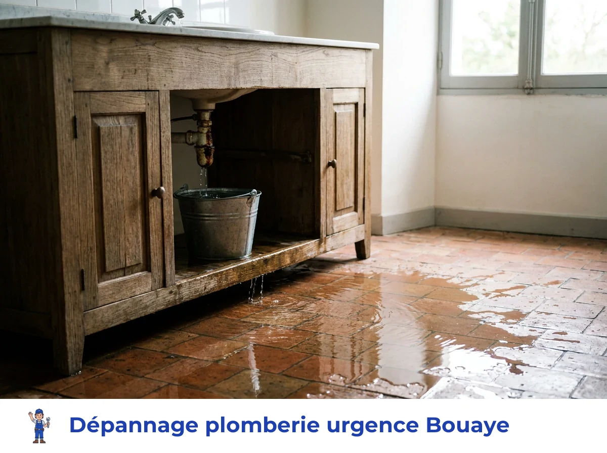Dépannage plomberie urgence à Bouaye
