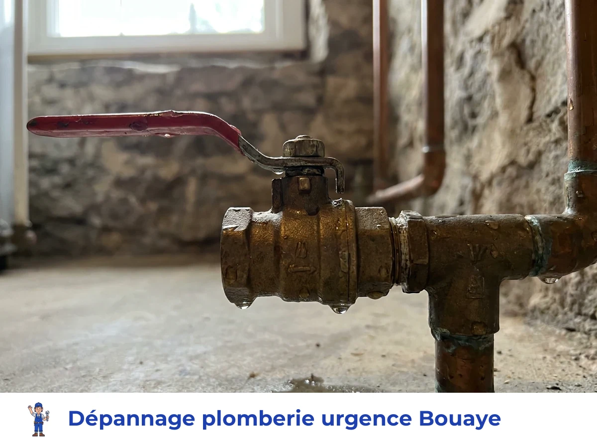 Dépannage plomberie urgence à Bouaye