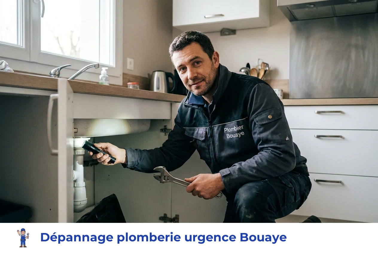 Dépannage plomberie urgence à Bouaye
