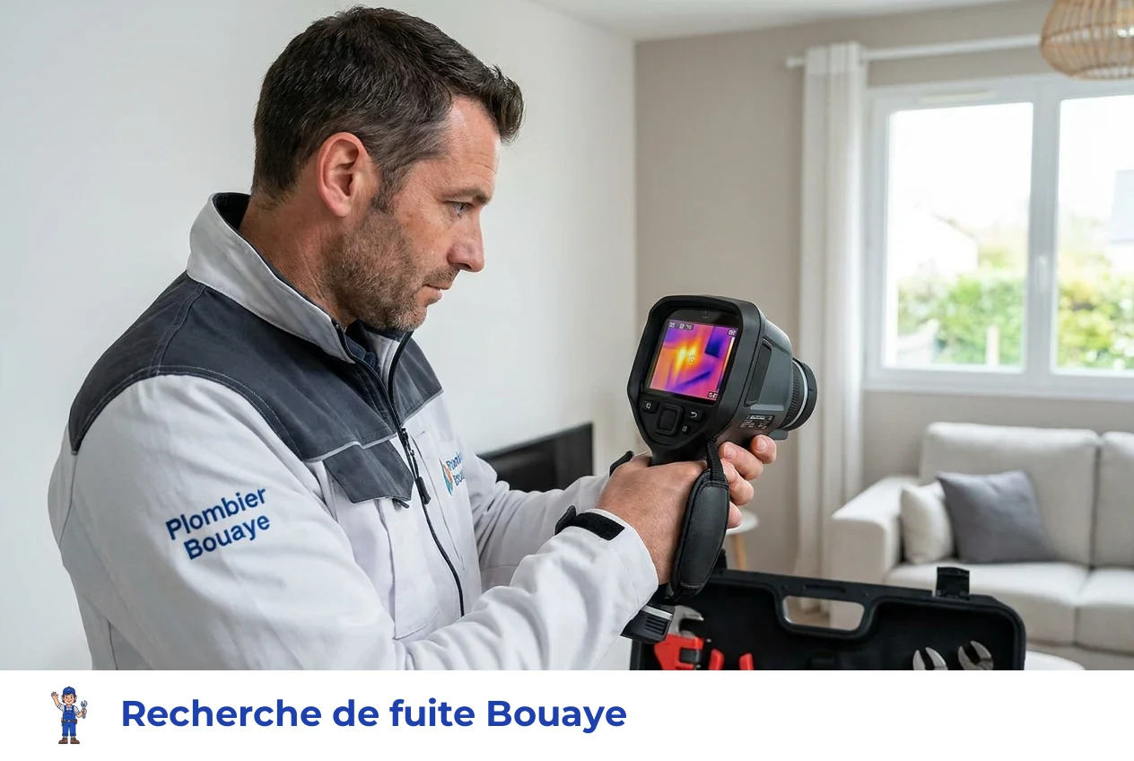 Recherche de fuite à Bouaye