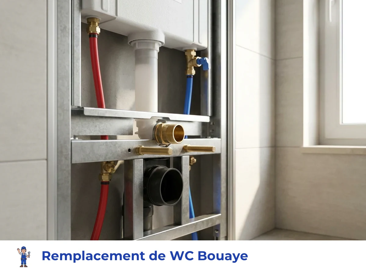 Remplacement de WC à Bouaye